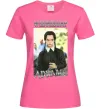Женская футболка Wednesday Addams retro Ярко-розовый фото