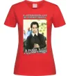 Женская футболка Wednesday Addams retro Красный фото