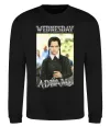 Світшот Wednesday Addams retro Чорний фото