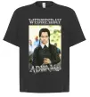 Футболка Оверсайз Wednesday Addams retro Черный фото