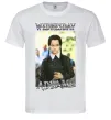 Чоловіча футболка Wednesday Addams retro Білий фото