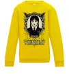 Детский Свитшот Wednesday павутина Солнечно желтый фото