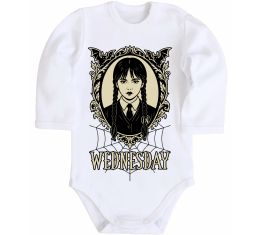 Детский боди Wednesday павутина