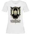 Женская футболка Wednesday павутина Белый фото