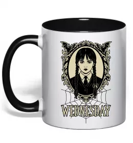 Чашка с цветной ручкой Very hands on Черный фото