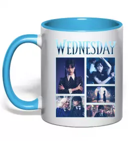 Чашка з кольоровою ручкою