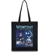 Эко-сумка Wednesday колаж Черный фото