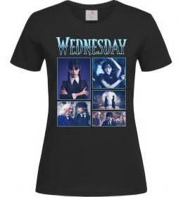 Жіноча футболка Wednesday колаж