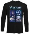 Лонгслив Wednesday колаж Черный Лонгслив Wednesday колаж Черный фото