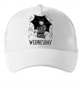 Кепка Wednesday з парасолькою Білий фото