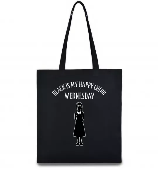 Эко-сумка Black is my happy color Черный фото