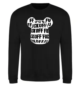 Свитшот Fuckoff Черный фото