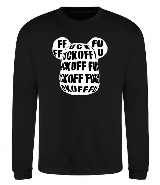 Світшот Fuckoff Чорний фото