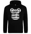 Женская толстовка (худи) Fuckoff Черный фото