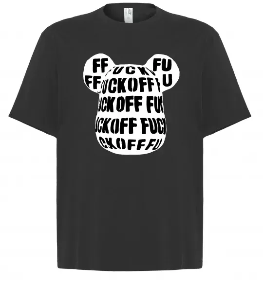 Футболка Оверсайз Fuckoff Чорний фото