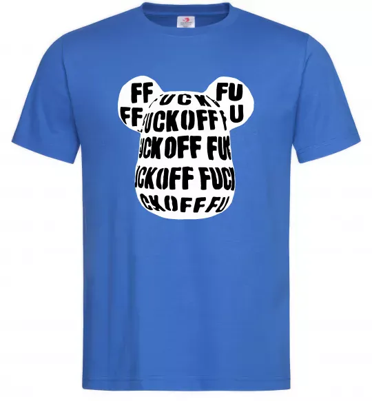 Мужская футболка Fuckoff Ярко-синий фото