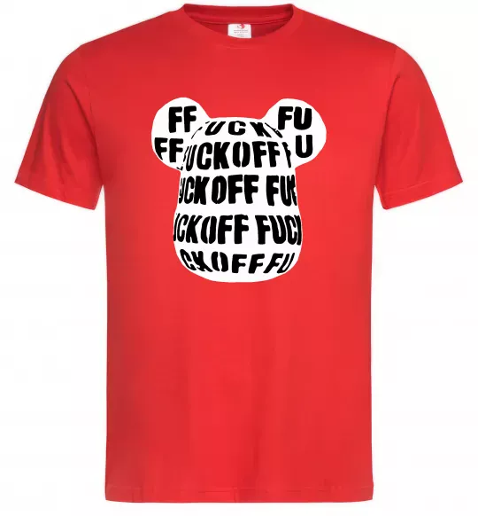 Мужская футболка Fuckoff Красный фото