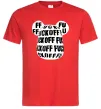Мужская футболка Fuckoff Красный фото