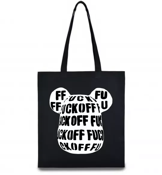 Эко-сумка Fuckoff Черный фото