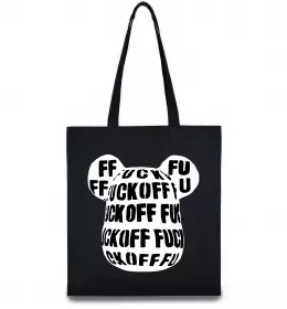 Эко-сумка Fuckoff Черный фото