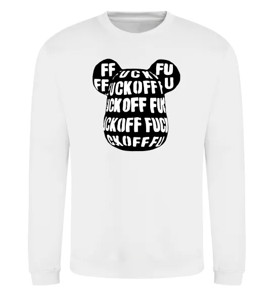 Свитшот Fuckoff Белый фото