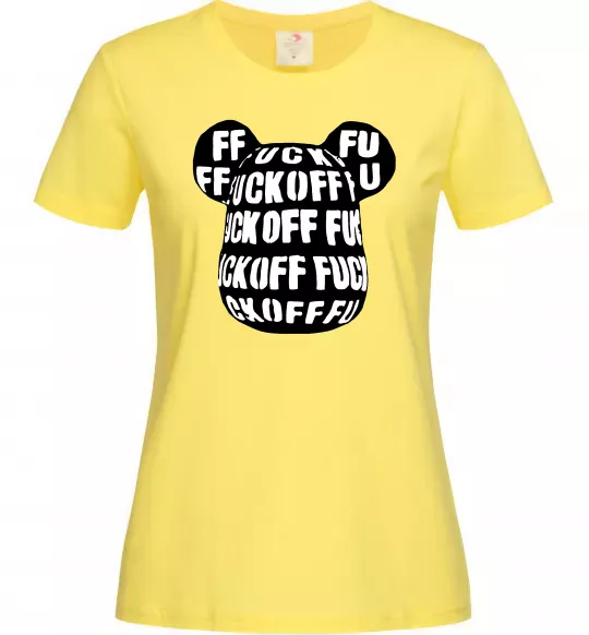 Женская футболка Fuckoff Лимонный фото