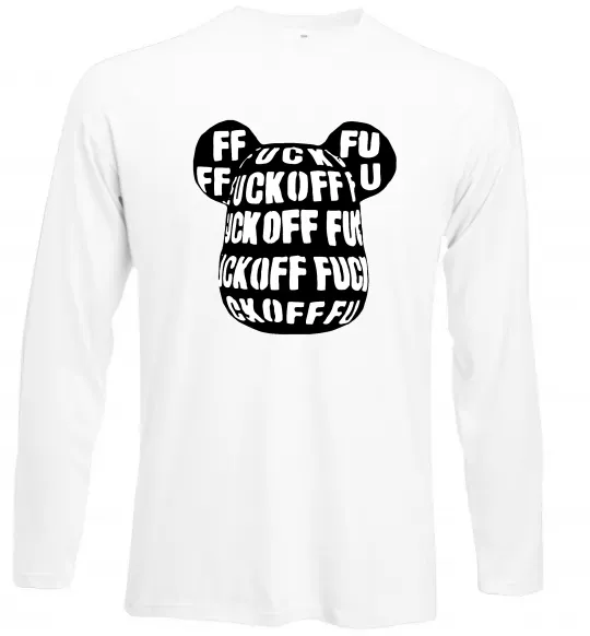 Лонгслив Fuckoff Белый фото