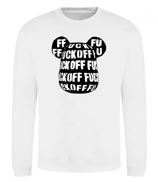 Світшот Fuckoff Білий фото