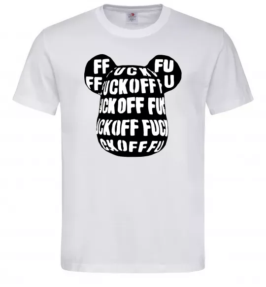 Мужская футболка Fuckoff Белый фото