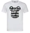 Мужская футболка Fuckoff Белый фото