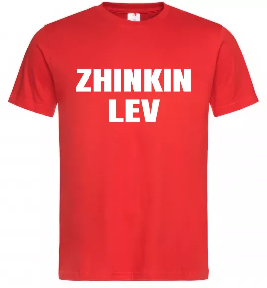 Мужская футболка Zhinkin Lev Красный фото