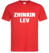 Мужская футболка Zhinkin Lev Красный фото
