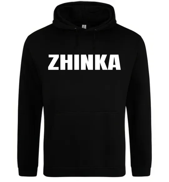 Женская толстовка (худи) Zhinka Черный фото