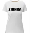 Жіноча преміум футболка Zhinka Білий фото