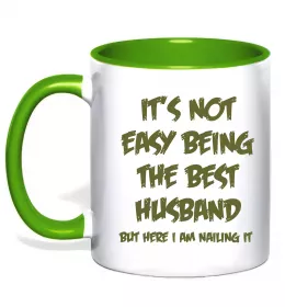 Чашка с цветной ручкой