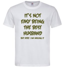 Мужская футболка Not easy being the best husband