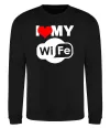 Свитшот Love my wife Черный Свитшот Love my wife Черный фото