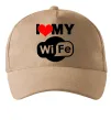 Кепка Love my wife Песочный фото