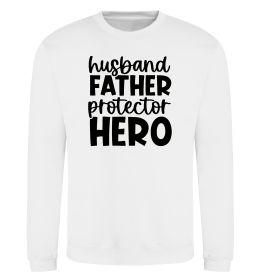 Свитшот Husband father hero