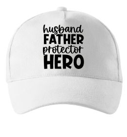 Кепка Husband father hero