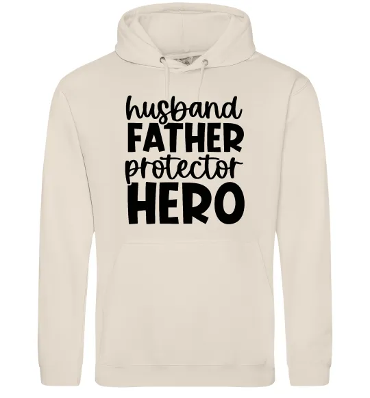 Мужская толстовка (худи) Husband father hero Таш фото