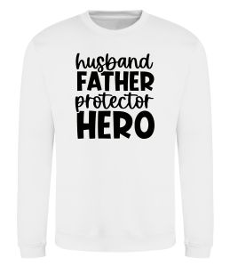 Світшот Husband father hero
