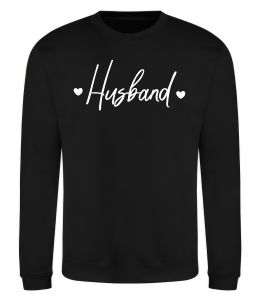 Свитшот Husband сердечки