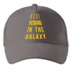 Кепка Best husband in galaxy Серый фото