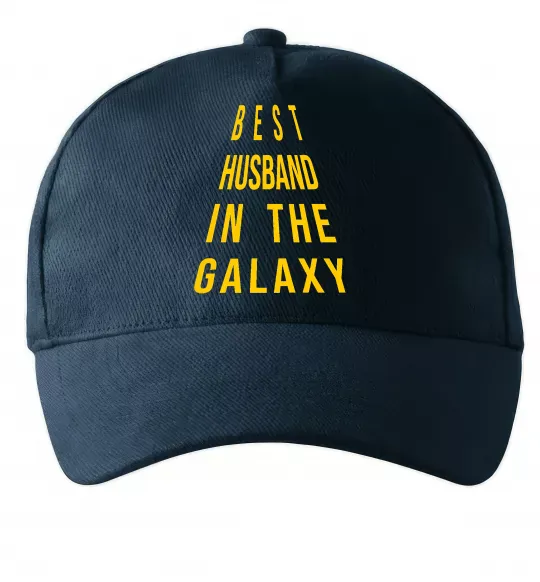 Кепка Best husband in galaxy Темно-синій фото