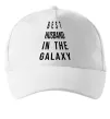 Кепка Best husband in galaxy Білий фото