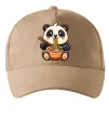 Кепка Панда рамен Песочный фото