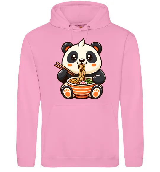 Чоловіча толстовка (худі) Панда рамен Рожевий фото