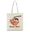 Еко-сумка Ramen time Бежевий фото