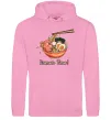 Мужская толстовка (худи) Ramen time Розовый фото